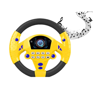 Volante De Brinquedo Interativo Com Som/Simulação/Carro Infantil