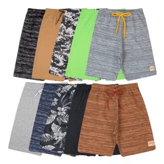 Kit de 5 Bermudas Infantis Masculinas – Shorts Confortáveis para o Verão