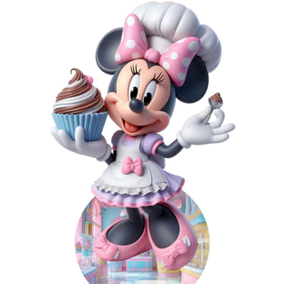 DISPLAY MINNIE CONFEITEIRA - FESTA E DECORAÇÃO