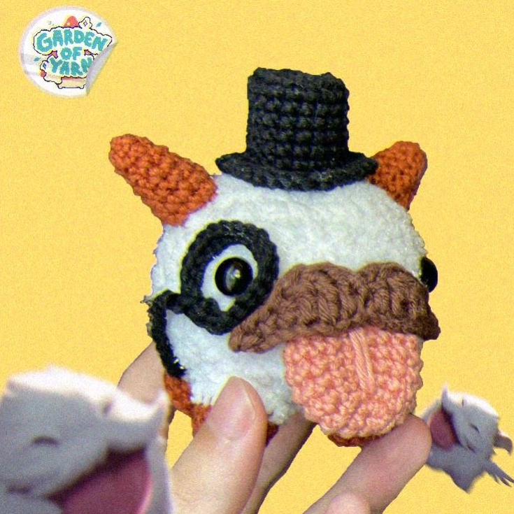 Poro em amigurumi | League of Legends