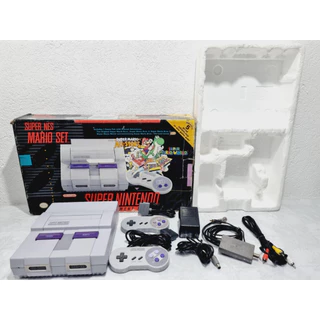 Console SNES Super Nintendo americano pronto para jogar