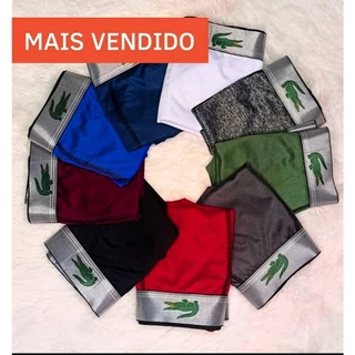 Kit com 5 Cuecas Boxer Adulto de Microfibra