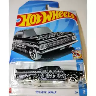 Hot Wheels '59 CHEVY IMPALA / HW CELEBRATION RACERS / T-Hunt do lote “P” de 2024 (Mattel) 1/64