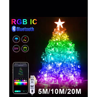 Pisca Pisca De aRvore de Natal LED,RGB Com controle/Pisca Pisca Bluetooth/PROVA D’Agua