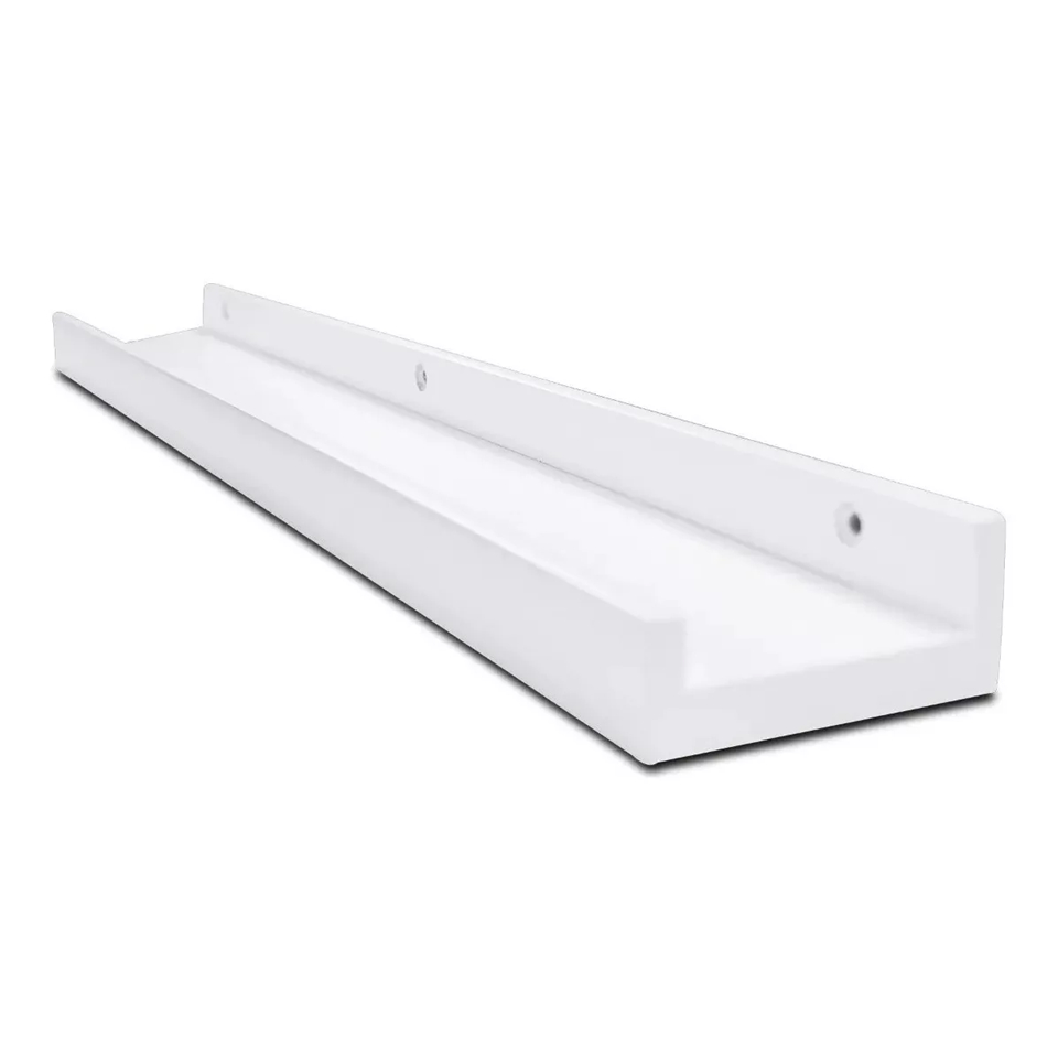 Prateleiras 30CM, 40CM, 50CM e 60CM Para Revistas Quadros Expositor Decorativo Decoração Branco Tx