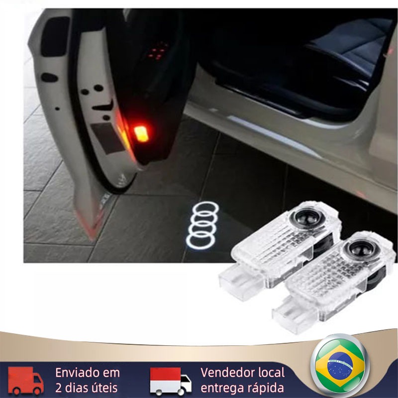 [BR Envio Imediato] Audi A1 A1 A3 S3 Q3 A4 Tt Luz Led Acessórios De Cortesia