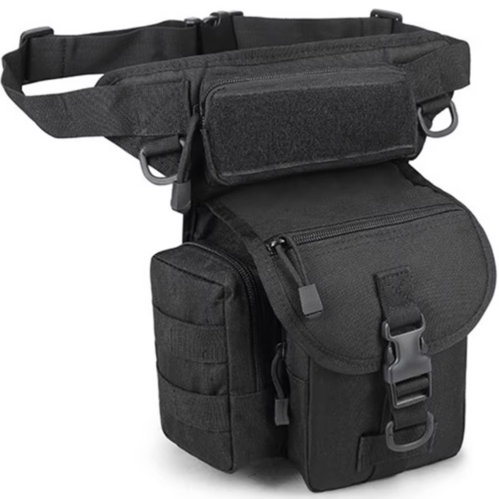 Bornal Bolsa De Perna Tática Resistente Reforçada Militar impermeável