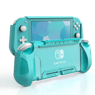 Protetor Azul TPU Nintendo Switch Lite Resistente Anti-impacto Ergonomia Jogabilidade Proteção Switch Lite Game Nintendo