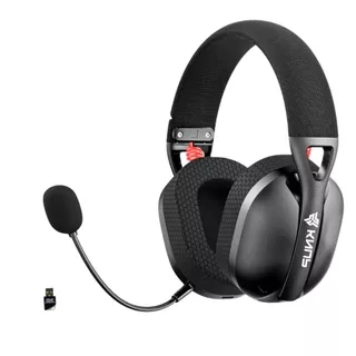 Headset Fone de ouvido Gamer Bluetooth Sem Fio 2.4G Conexão 3 em 1 C/Microfone Profissional PC PS4 Switch