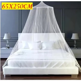 Tela Mosquiteiro Para Cama 65x250Cm Branco Poliéster  Para Cama De Casal Berço Ou Solteiro em Oferta na Shopee