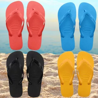 Chinelo de Dedo Havaianas Top Básico 34 ao 48 Confortável Sem Estampa