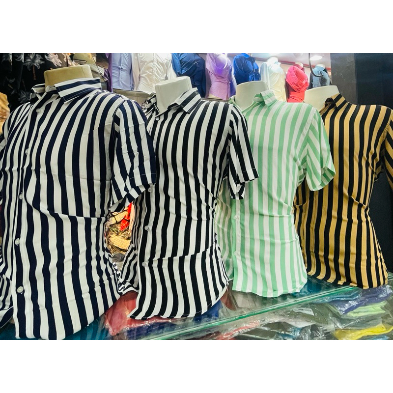 camisa listrada masculina