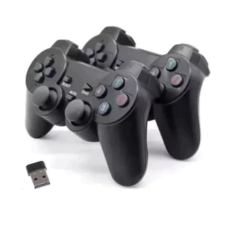 Kit 2 Controles Sem Fio Para Game Stick Lite Game Retro Tv Box Pc