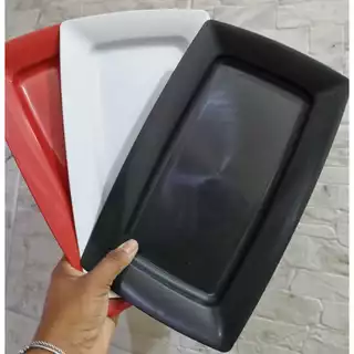 Kit 20 Bandejas Petisqueiras Plástico perfeita para Lanches Porções Petiscos Espetinhos Bares Restaurantes Pasteis Saladas bonitas fácil de lavar Reveillon Natal ano novo Ceia