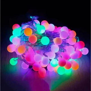 Pisca Pisca Natal Bolinhas Led Colorido 28 Lâmpadas