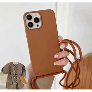 Capa Capinha Case de Luxo Com Cordão Aveludada Por Dentro Para Para IPhone 11 11PRO MAX 12 12PRO 12PRO MAX 13 13PRO 13PRO MAX 14 14PRO 14PRO MAX 15 15PRO 15PRO MAX 16 16PRO 16PRO MAX