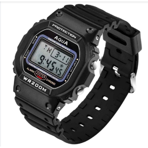 Relógio masculino Aqua - modelo g shock a prova dágua digital masculinos