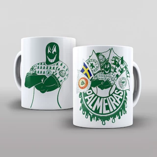 Caneca De Porcelana Personalizado Futebol Palmeiras