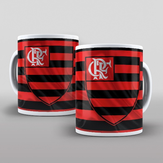 Caneca De Porcelana Personalizado Futebol Flamengo