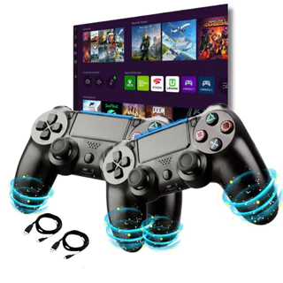 Kit 2 Controle Tv Samsung Gaming Hub Xbox Game Pass Ps4 Pc Bu8000 Au7700 Cu8000