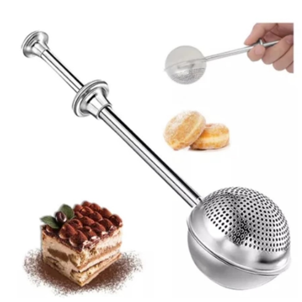 Polvilhador Farinha Açucar Padaria Confeitaria Peneira