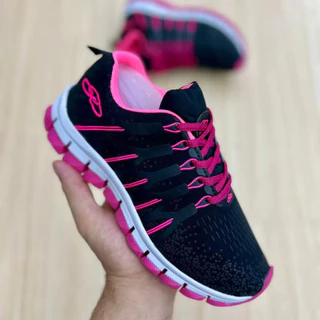 Tênis Oli Feminino Confortável Esportivo Academia Caminhada Corrida Leve 1