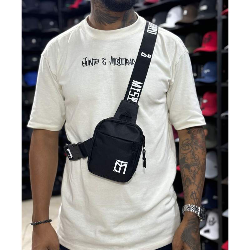 bolsa bag shoulder transversal de peito alça ajustavel