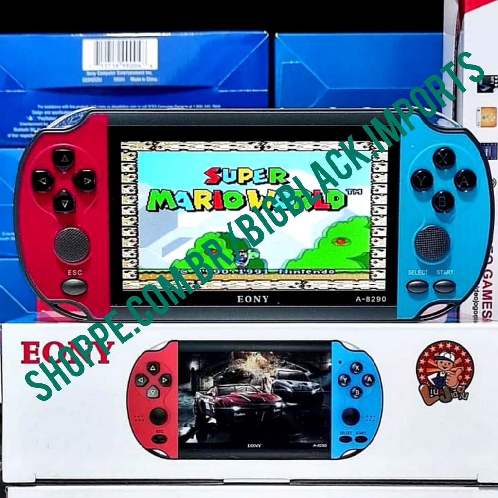 PSP Retro Console Mini Vídeo Game Portátil 1000+ Jogos Retrô 5.1