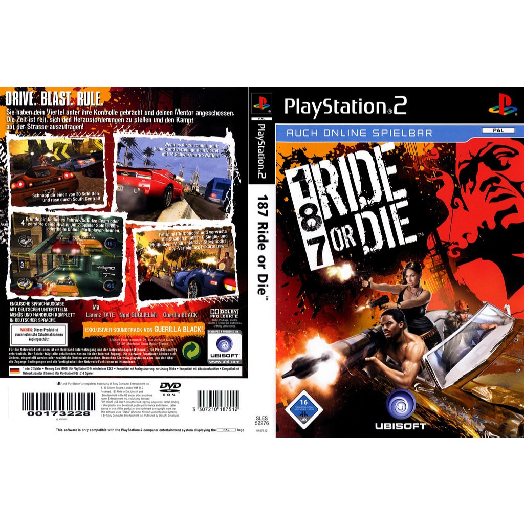 Jogo 187 Ride or Die para Playstation2 | Shopee Brasil