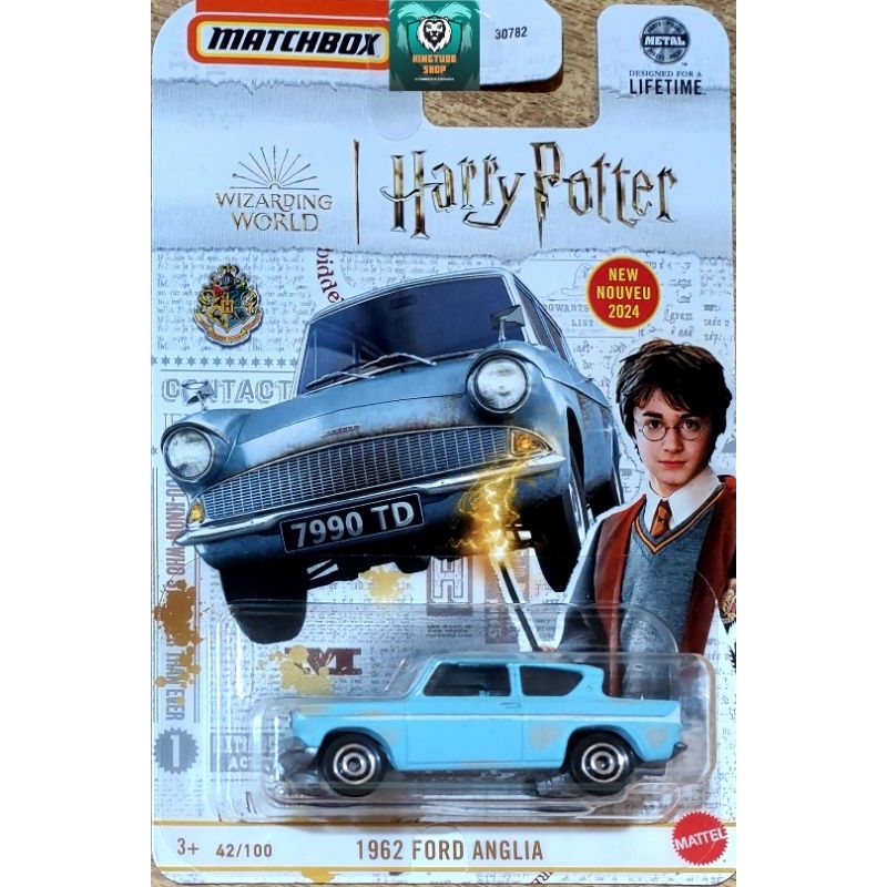 MATCHBOX 1962 FORD ANGLIA HARRY POTTER Shopee Brasil