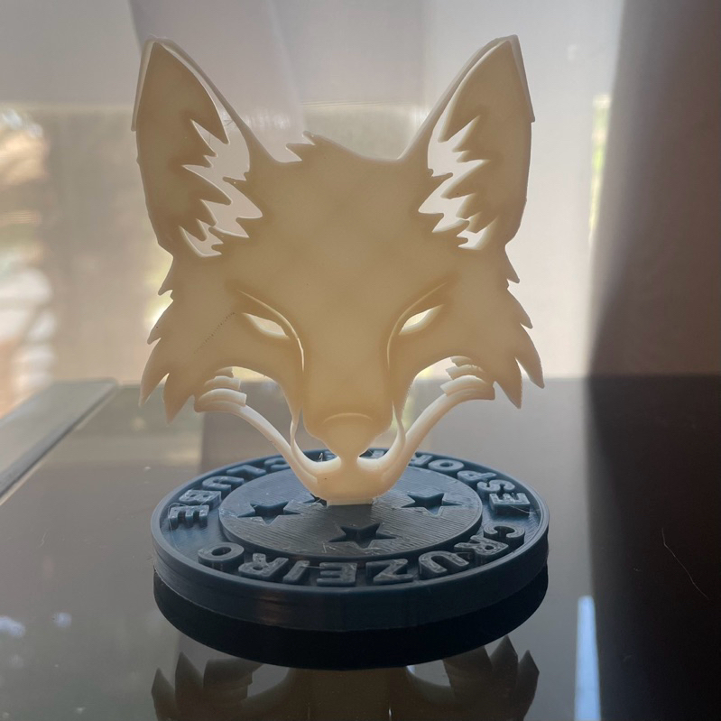 Raposa Cruzeiro 3D - Decoração Mascote Raposa Cruzeirence