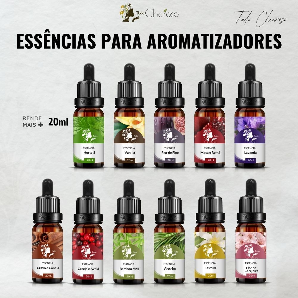 Essência Tudo Cheiroso 20ml - Para aromatizador elétrico, difusor ...