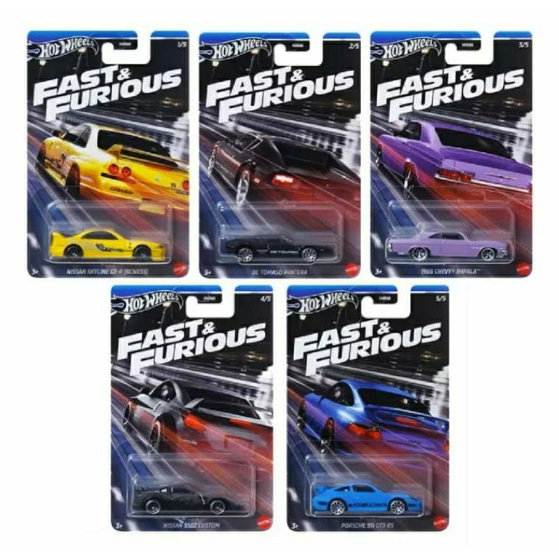Hot Wheels Set Velozes e Furiosos 2024 - Fast & Furious