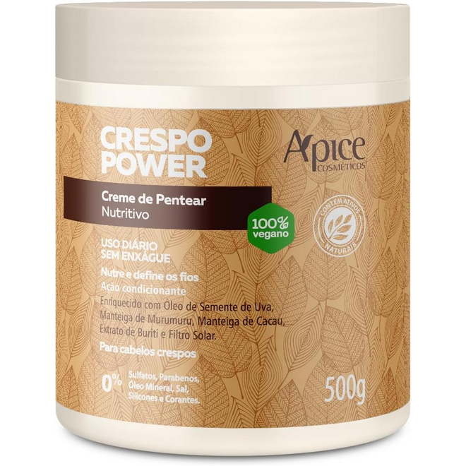 Apice Creme de Pentear Nutritivo Crespo Power 500g