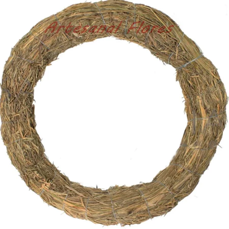 Guirlanda base aro de palha aramado decoração natal pascoa topiaria cipó