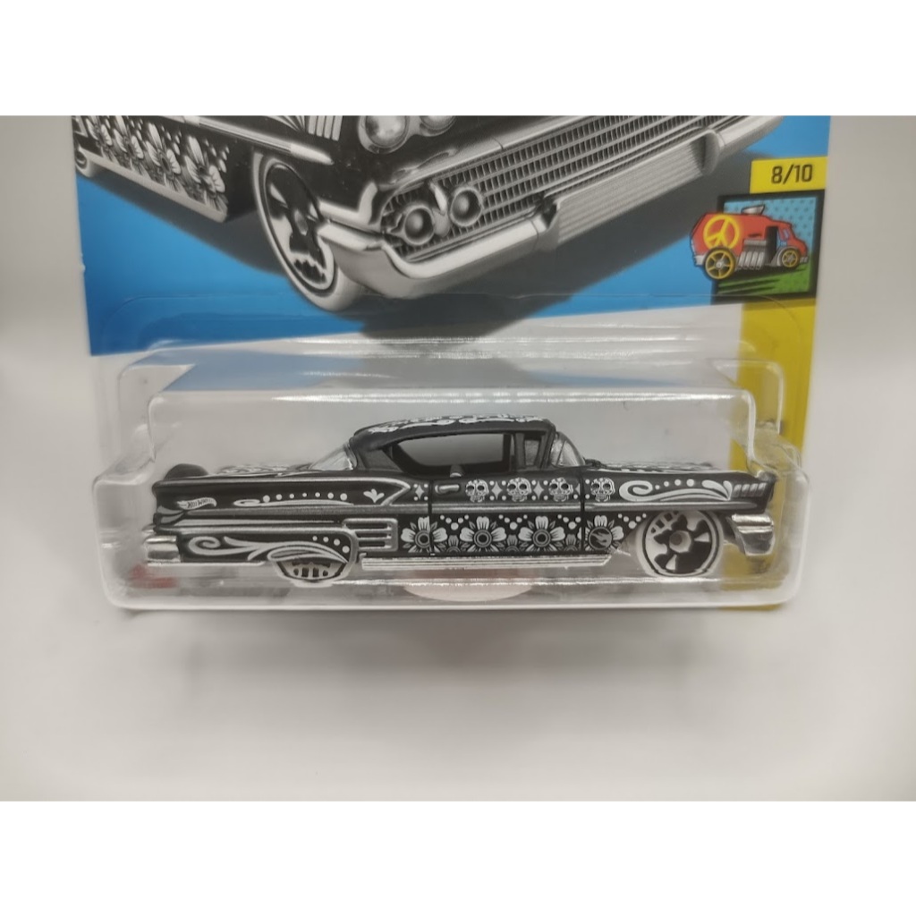 Miniatura Hot Wheels '58 Impala, coleção HW Art Cars , novo