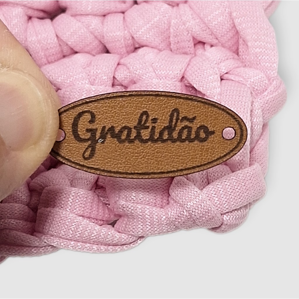 Gratidão Etiqueta Oval Etiquetas Personalizadas Para Crochê ...