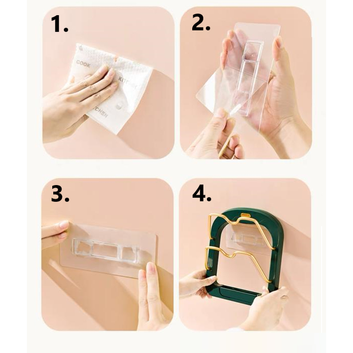 Imagem do produto Descanso De Panela Suporte Tampas De Panelas Talheres E Acessórios Organizador Porta Tempero Cozinha 4