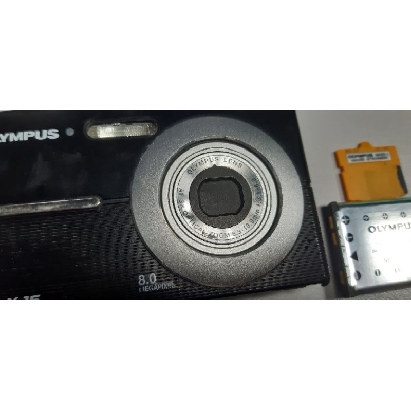 Câmera Olympus X-15 8 Mega Pixels funcionando | Shopee Brasil