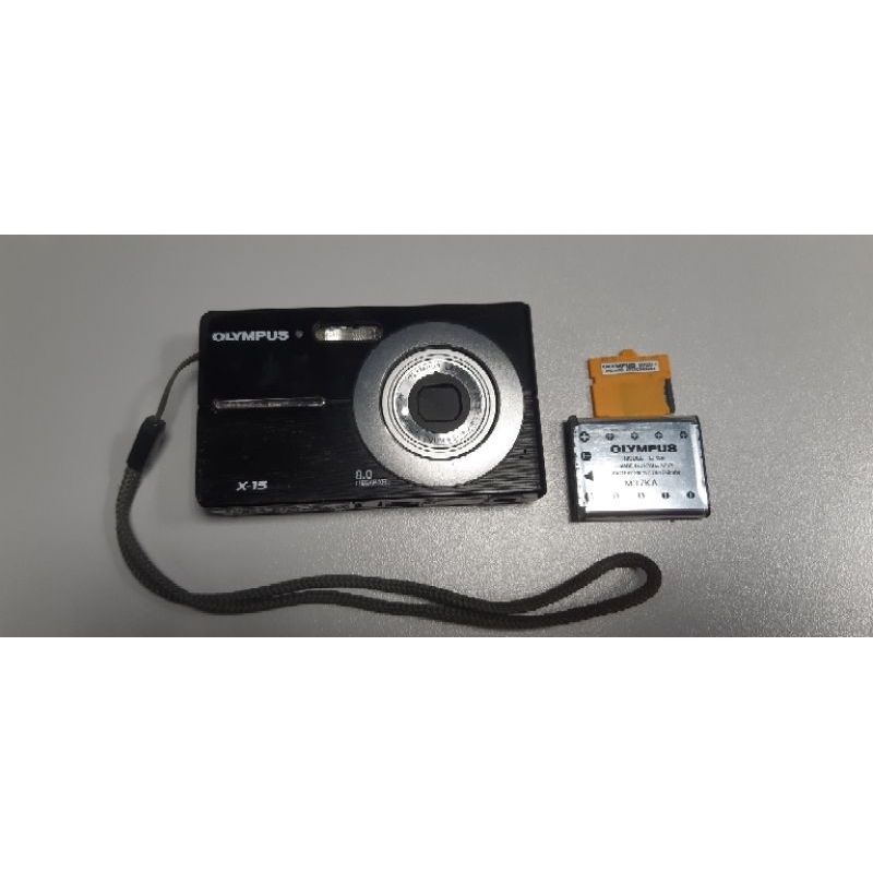 Câmera Olympus X-15 8 Mega Pixels funcionando | Shopee Brasil