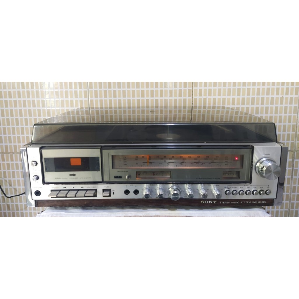 APARELHO DE SOM 3X1 ANTIGO SONY HMK-339BS SEM CAIXAS Shopee Brasil