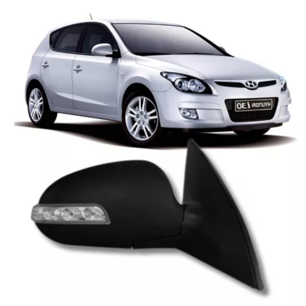 Retrovisor Hyundai I30 2008 2009 2010 2011 2012 Retrátil | Shopee Brasil
