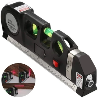Nível Laser Multifuncional Level Pro3 - Precisão Profissional com 3 Linhas e Trena Integrada