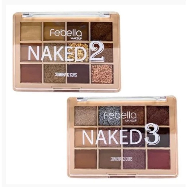 Paleta De Sombras Naked Febella Kit Ou Unidade Brinde Surpresa