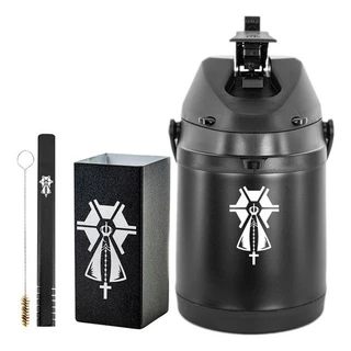 Kit Tereré Copo Bomba Garrafa Térmica 2.5l Personalize