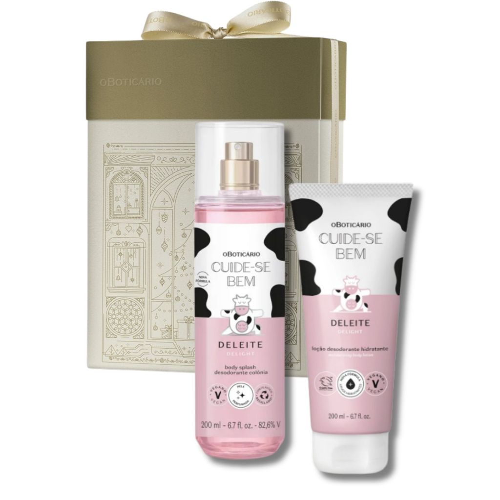 Kit Presente Cuide-se Bem Deleite Perfume E Loção Hidratante - O ...