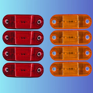 Lanterna Led Vigia Delimitadora Teto Onibus Bau Caminhão Van Escolar Ootorhome Trailer Bivolt em Oferta na Shopee