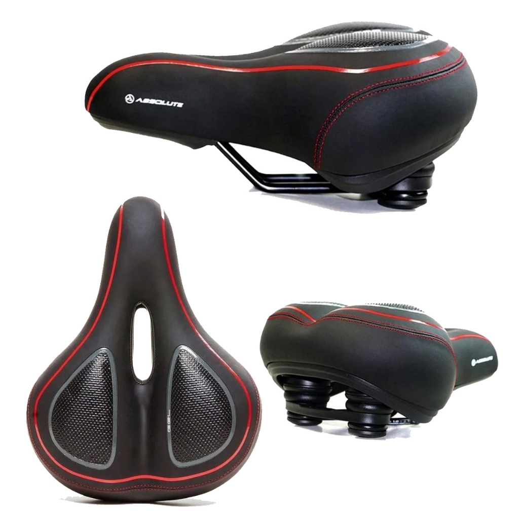 Selim Super Confortavel Gel Molas De Elastômero Bike Spinning Urbana ...