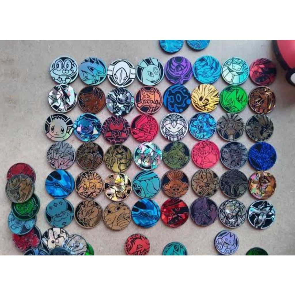 Moedas Pokémon Original Diversos Modelos - Moeda Copag do Pokémon