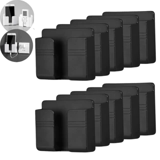 Kit 10/6/5/4/3/2/1 Suporte Celular Parede Para Carregar Multiuso Controle Preto
